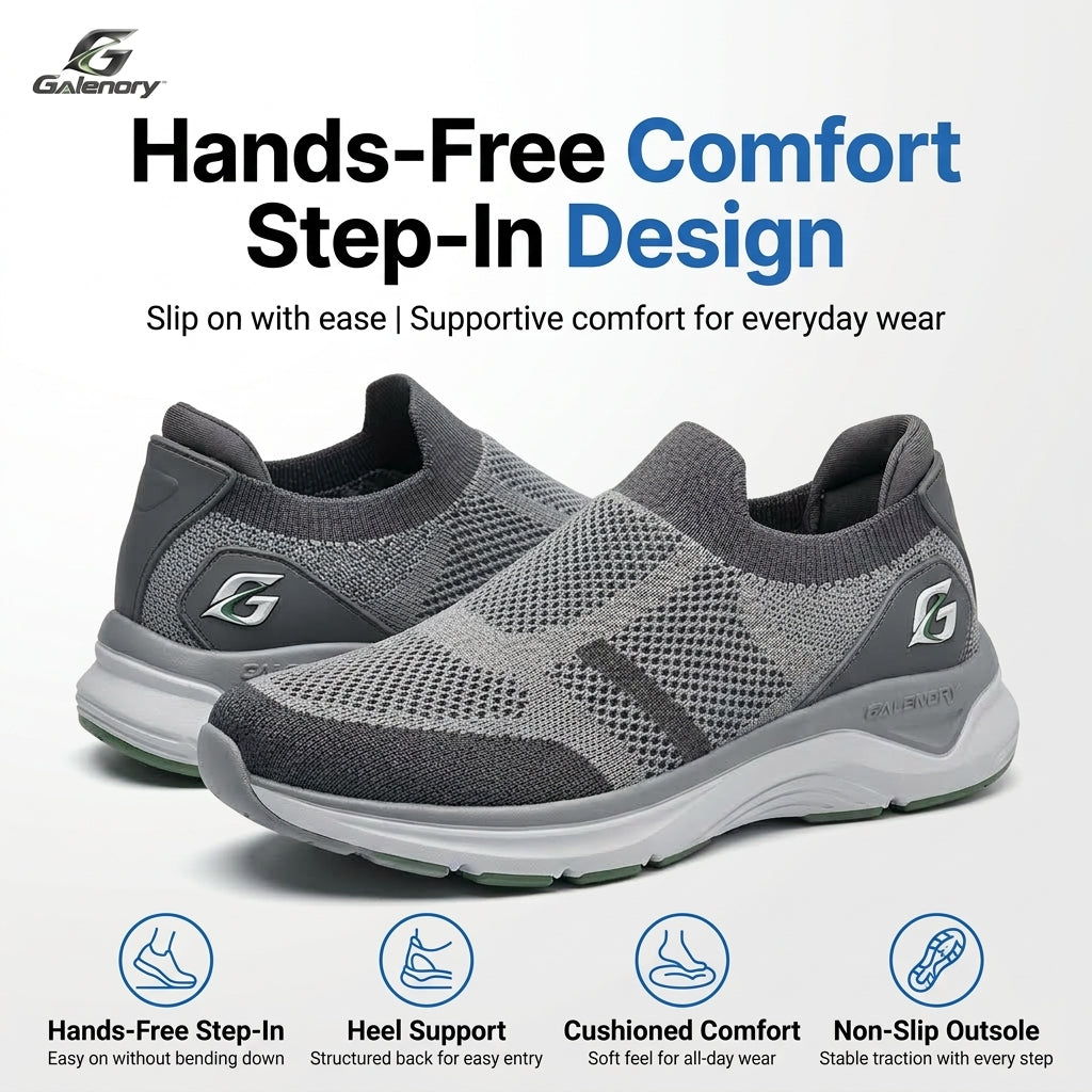 Galenory™ SlipEase Hands-Free Shoe Helper – Easy Slip-On Shoe Support Tool for Quick Wear, Daily Comfort & Convenient Footwear Use