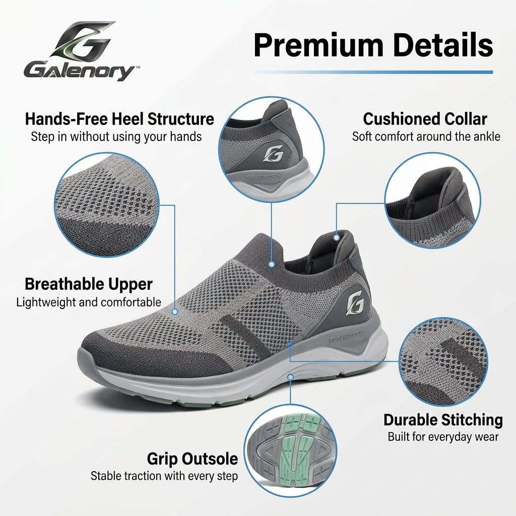 Galenory™ SlipEase Hands-Free Shoe Helper – Easy Slip-On Shoe Support Tool for Quick Wear, Daily Comfort & Convenient Footwear Use