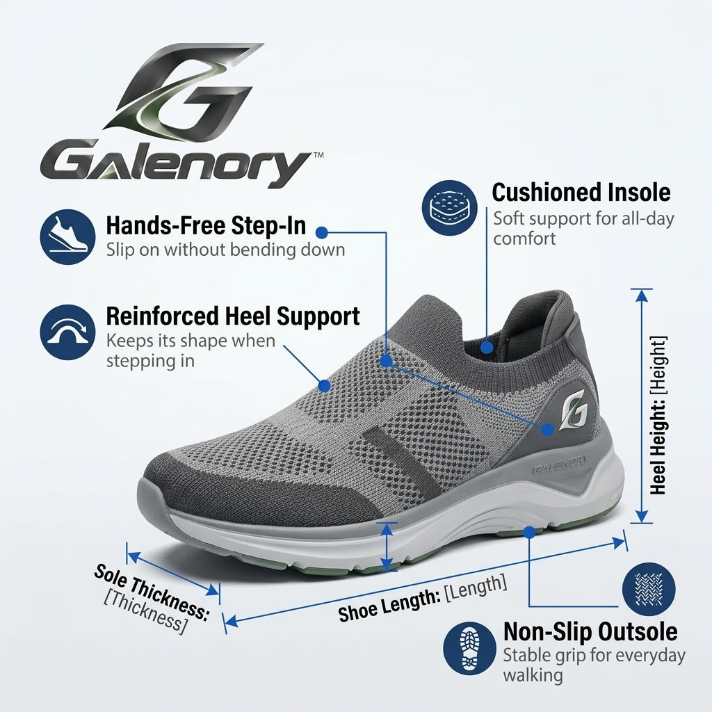 Galenory™ SlipEase Hands-Free Shoe Helper – Easy Slip-On Shoe Support Tool for Quick Wear, Daily Comfort & Convenient Footwear Use