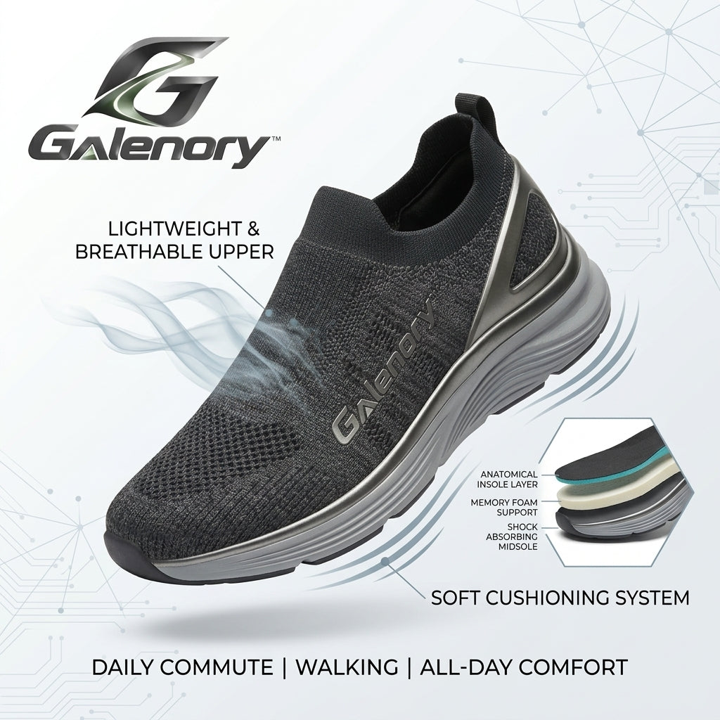 Galenory™ FeatherStep Walking Shoes – Ultra Lightweight Comfort Sneakers for Daily Walking, Travel & Active Lifestyles