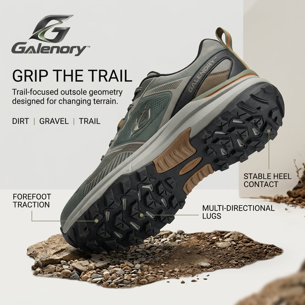 Galenory™ TrailForce Outdoor Shoes – Durable Off-Road Hiking Sneakers for Outdoor Adventures, Walking & Everyday Exploration